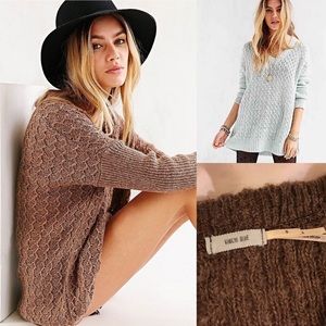 Kimchi Blue Pointelle Boxy Sweater